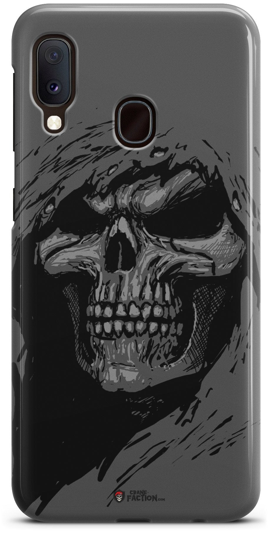 Coque Tête de Mort Noir et Blanc (Samsung)