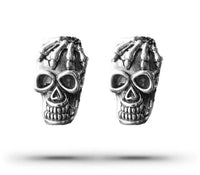 Thumbnail for Boucles d'Oreilles Tête de Mort Argent