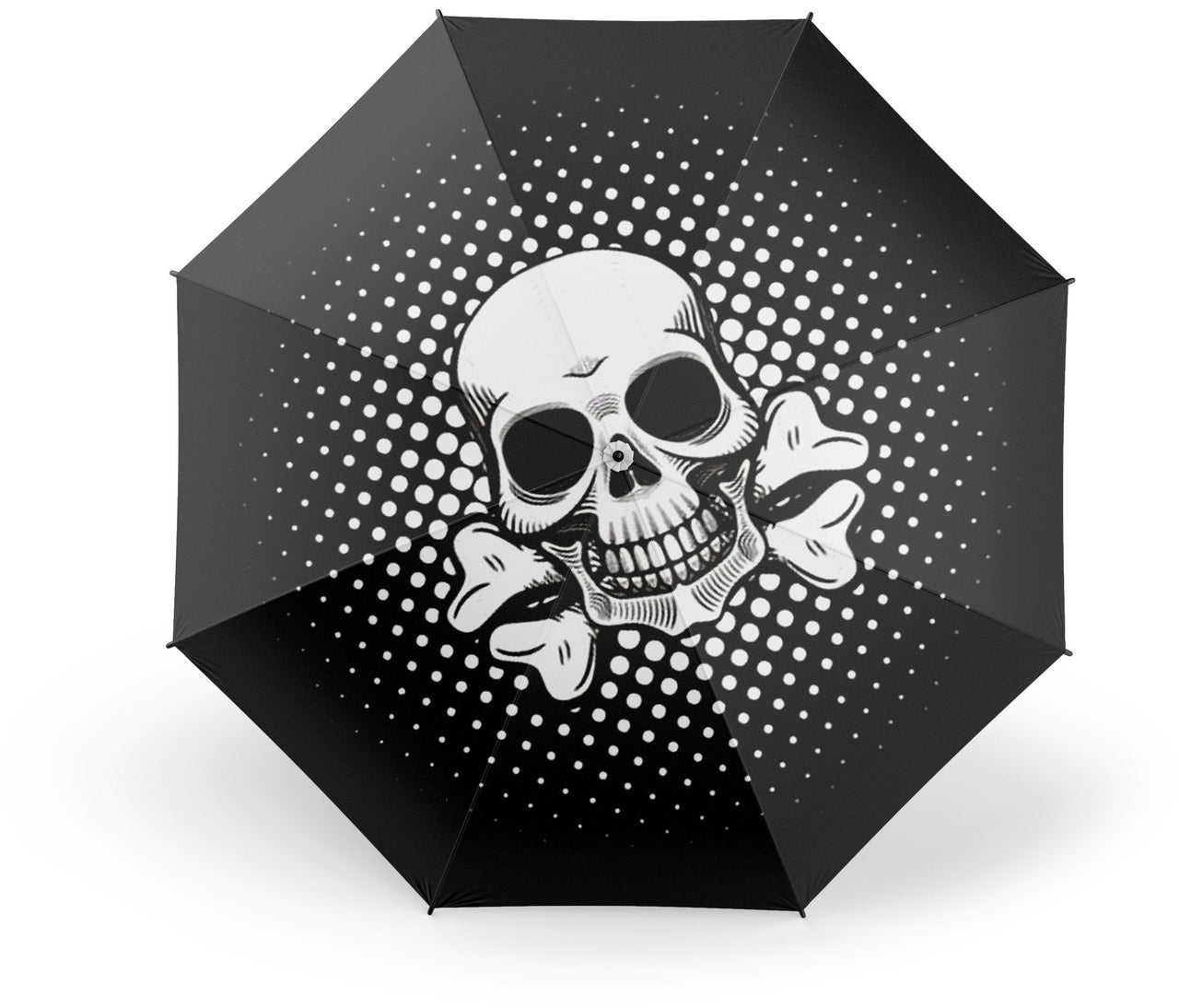 Parapluie Avec Tête de Mort