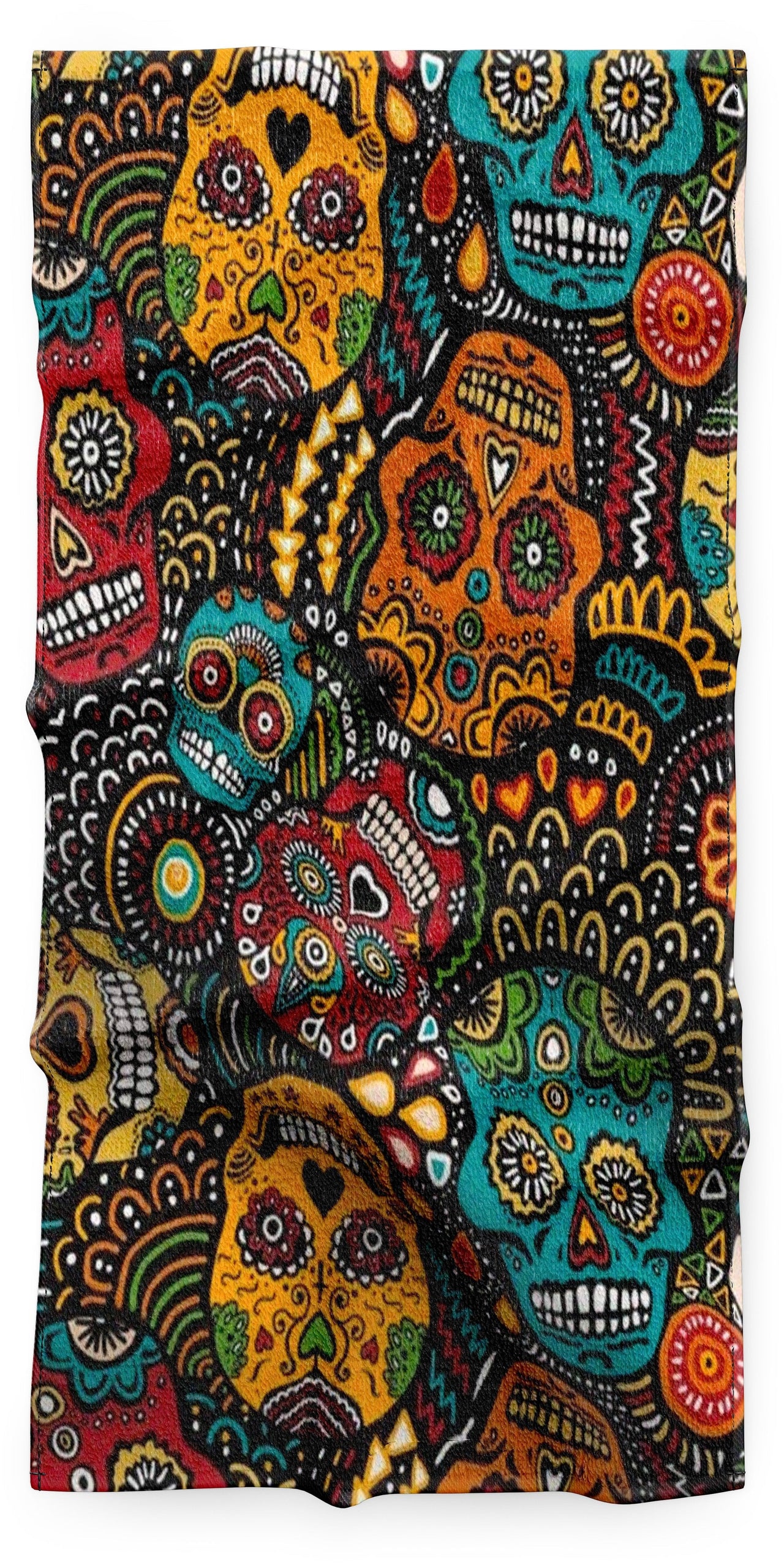 Serviette Tête de Mort Calavera