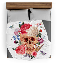 Thumbnail for Plaid Crâne Fleuri