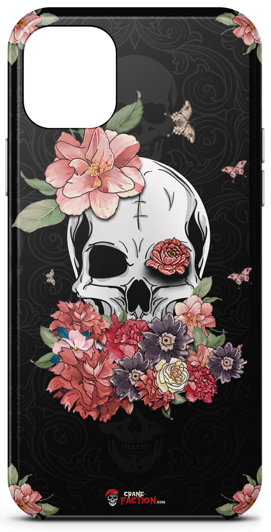 Coque Skull Fleurs de Lys (iPhone)