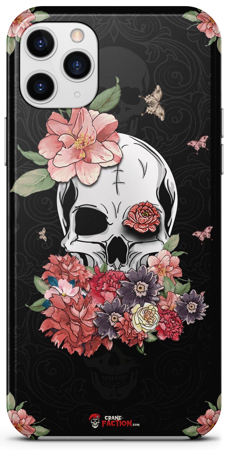 Coque Skull Fleurs de Lys (iPhone)