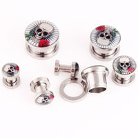 Thumbnail for Piercing Tête de Mort Fleurie