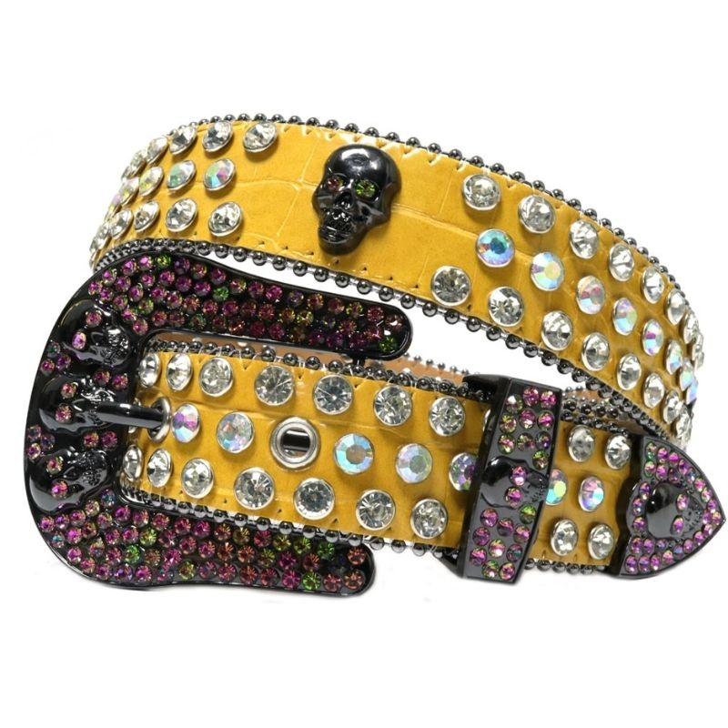 Ceinture Tête de Mort <br/> Diamant