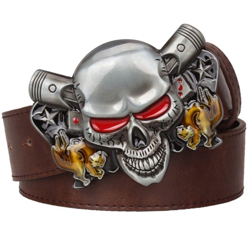 Ceinture Tête de Mort <br/> Motard