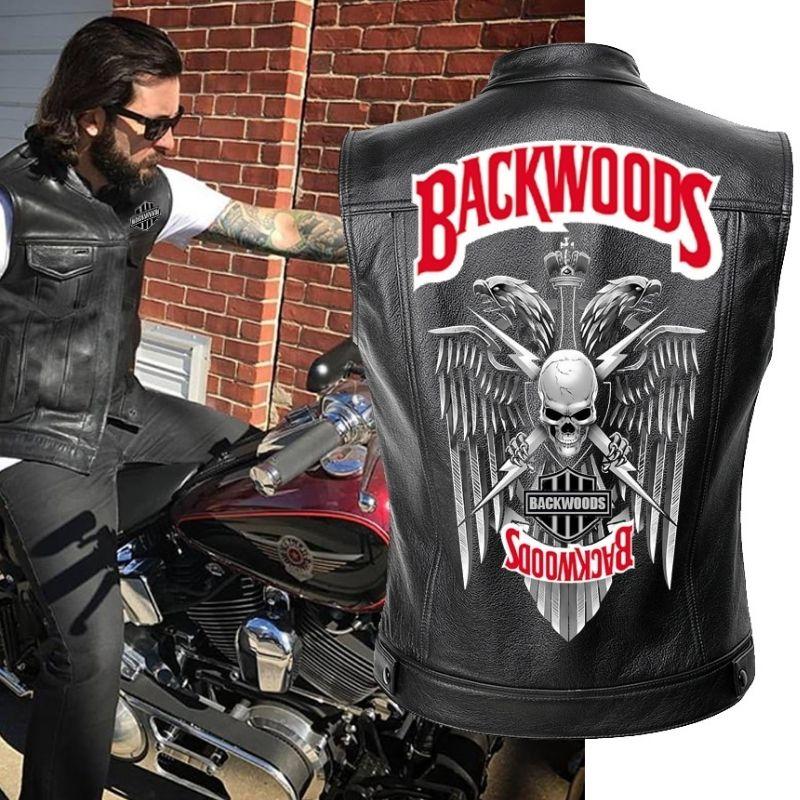 Blouson Motard <br/> Tête de Mort (Cuir)