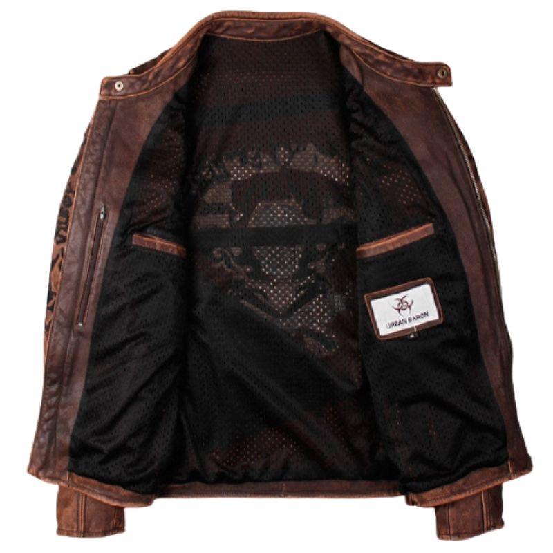 Blouson Biker Vintage (Cuir)