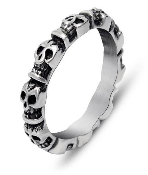 Bague Skull Homme (Acier)