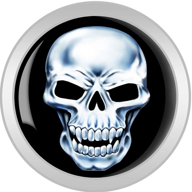 Piercing Crâne Bleu