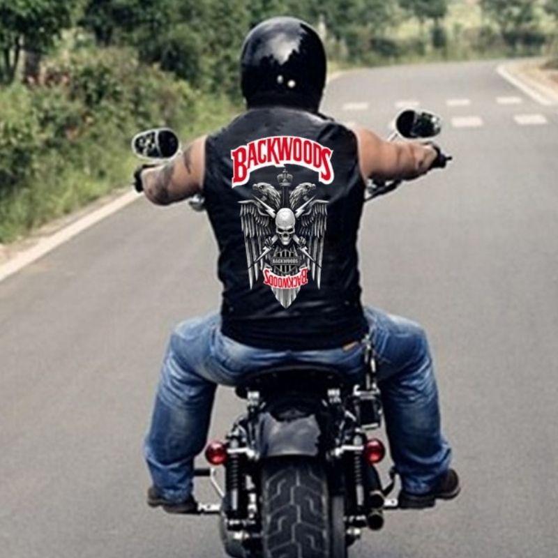 Blouson Motard <br/> Tête de Mort (Cuir)