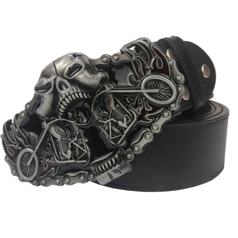 Ceinture Tête de Mort <br/> Moto