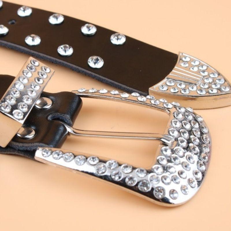 Ceinture Tête de Mort <br/> Strass