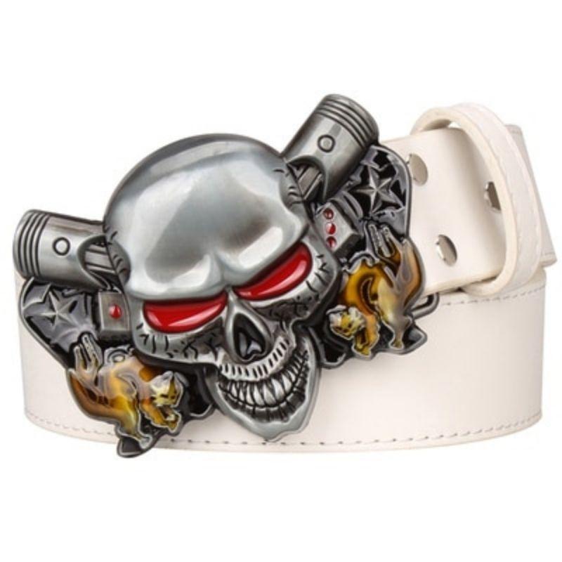 Ceinture Tête de Mort <br/> Motard