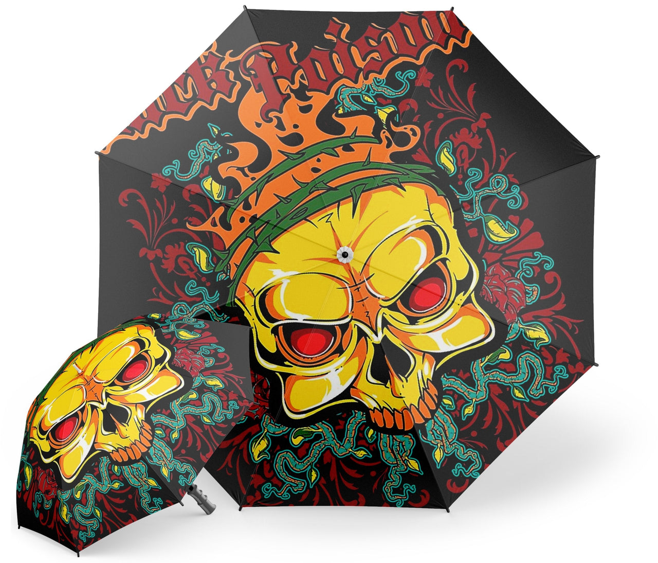 Parapluie Tête de Mort <br/> Satanique