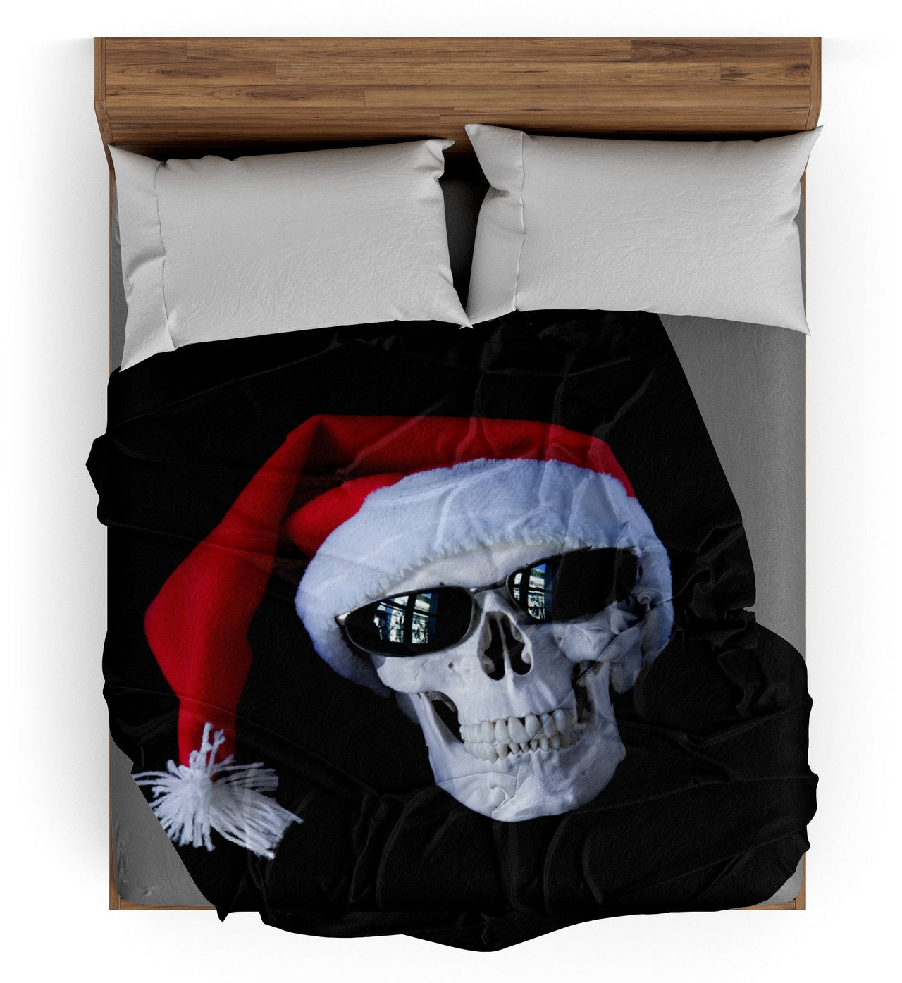 Plaid Tête de Mort Noël