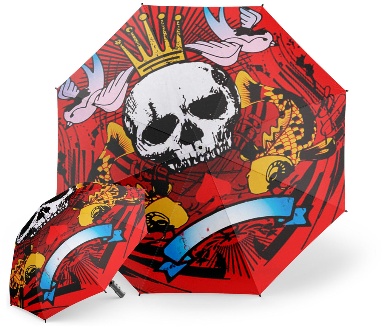 Parapluie Tête de Mort <br/> Couronne