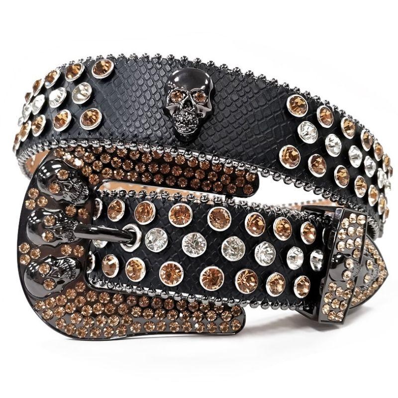 Ceinture Tête de Mort <br/> Diamant