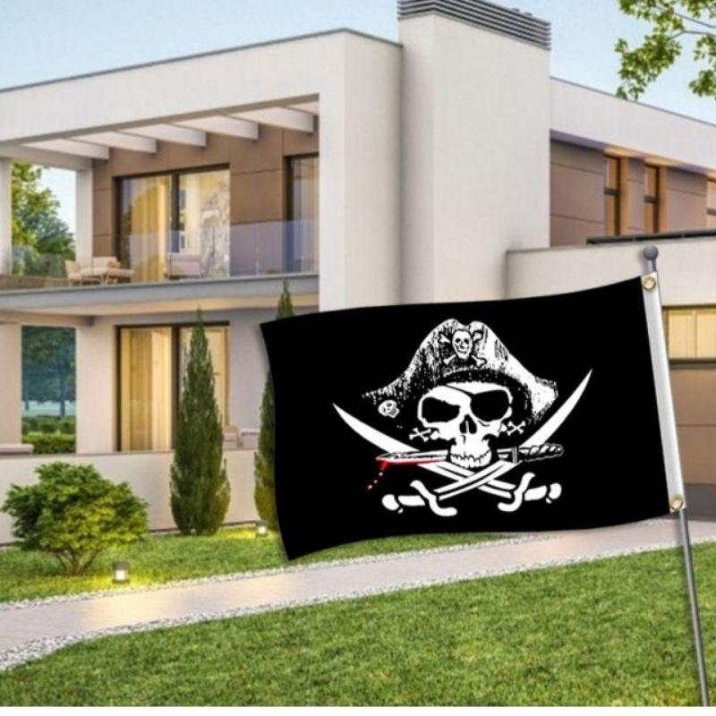 Drapeau Pirate Barbe Noire