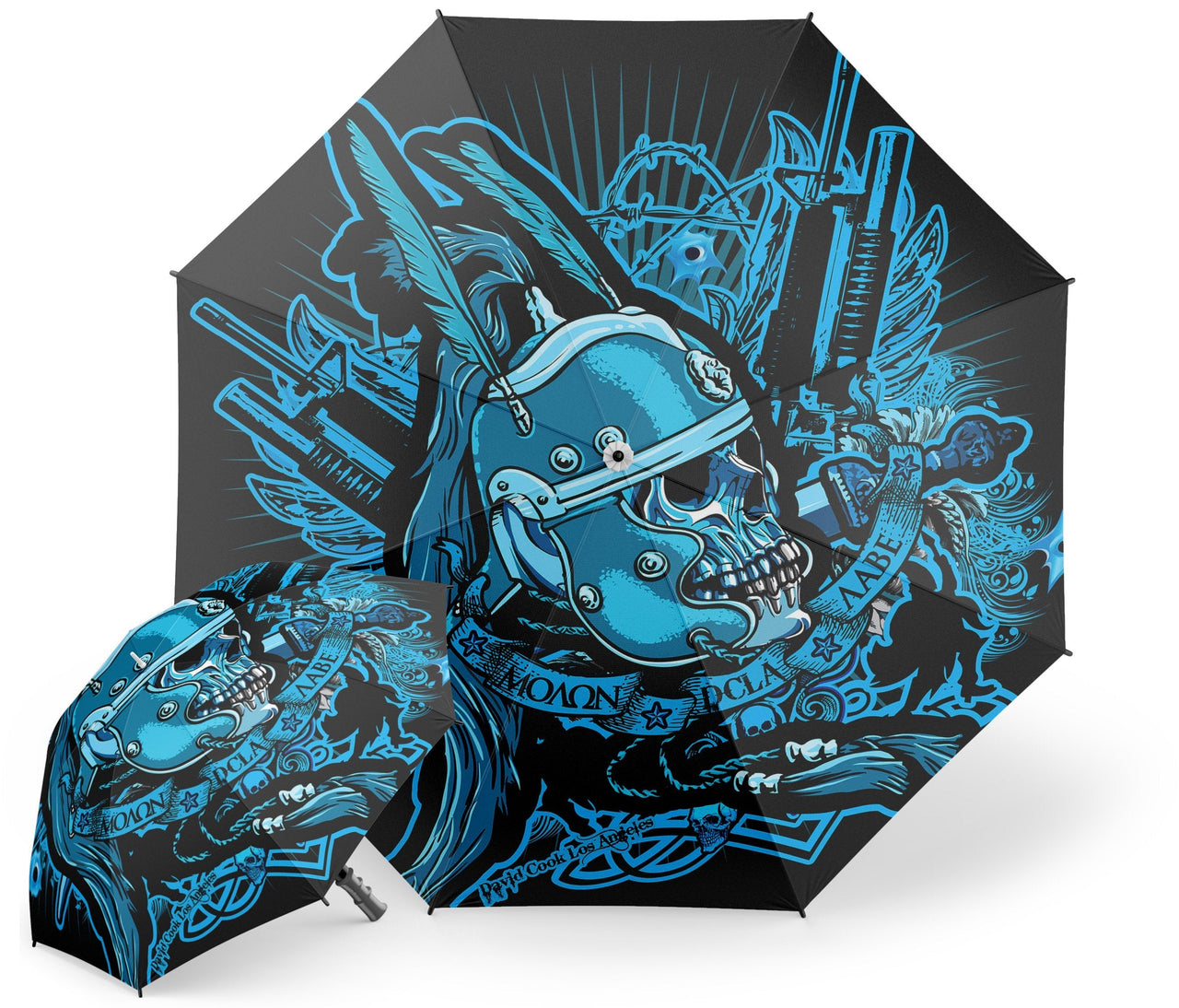 Parapluie Tête de Mort <br/> Guerrier