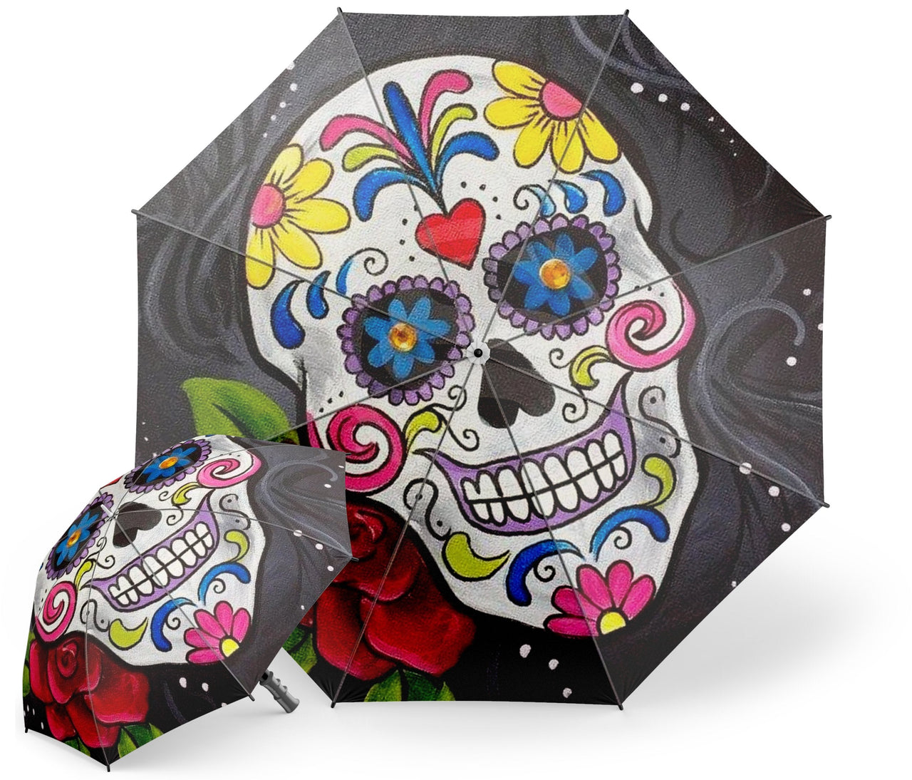 Parapluie Tête de Mort <br/> Mexicaine