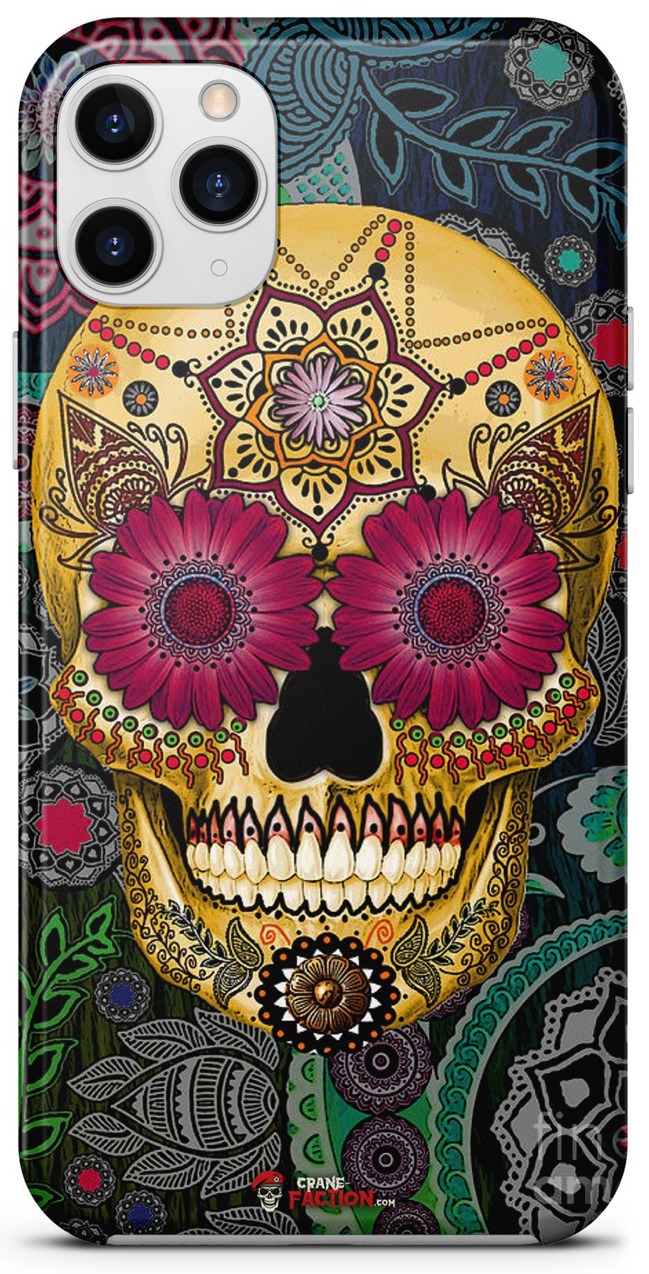 Coque Tête de Mort Mexicaine Mandala (iPhone)