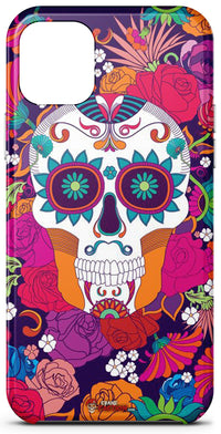 Thumbnail for Coque Tête de Mort Mexicaine Colorée (iPhone)