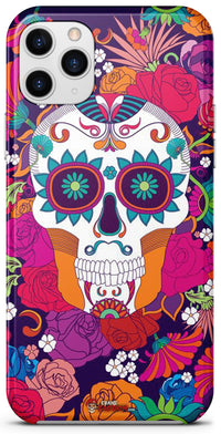 Thumbnail for Coque Tête de Mort Mexicaine Colorée (iPhone)