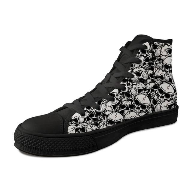 Chaussure Tête de Mort <br/> Punk