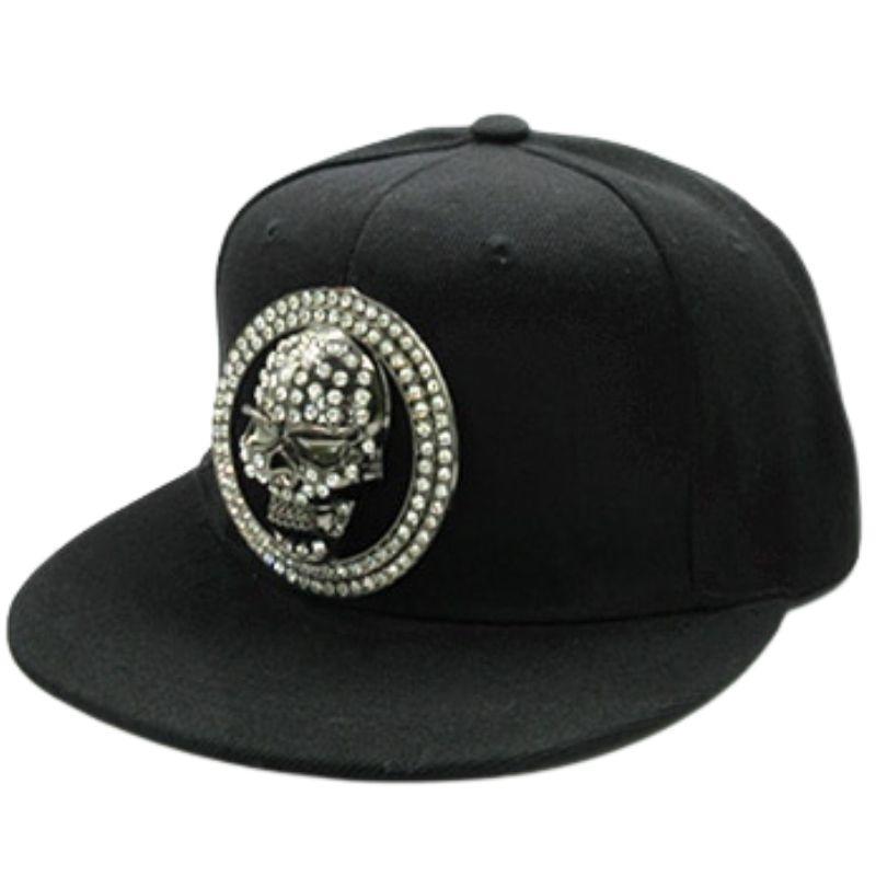 Casquette Skull Strass