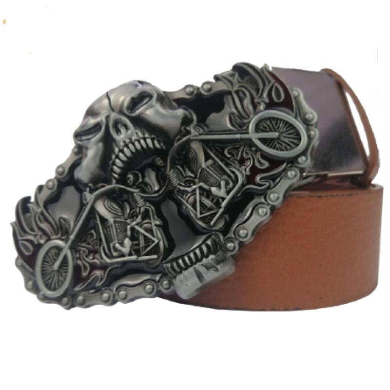 Ceinture Tête de Mort <br/> Moto