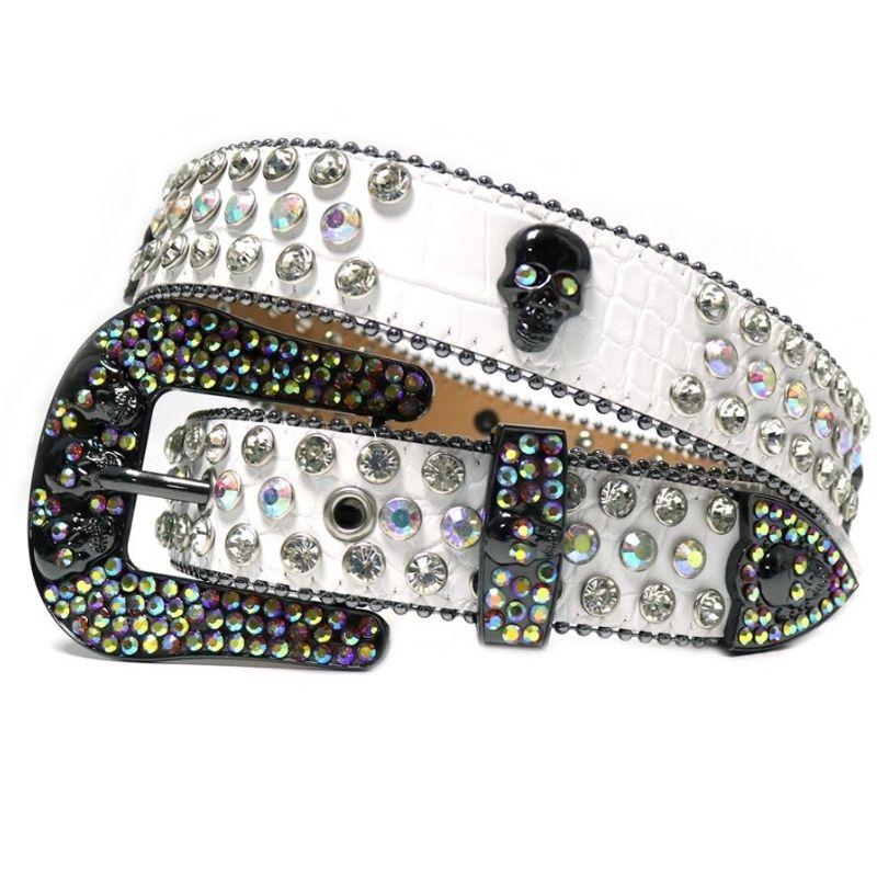 Ceinture Tête de Mort <br/> Diamant