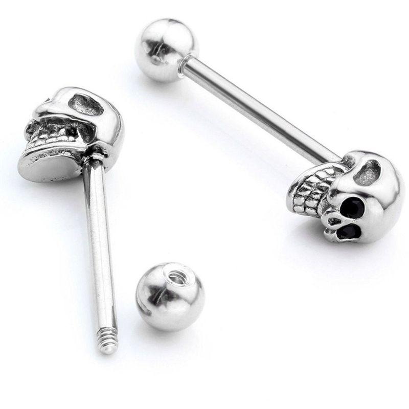 Piercing Langue Tête de Mort