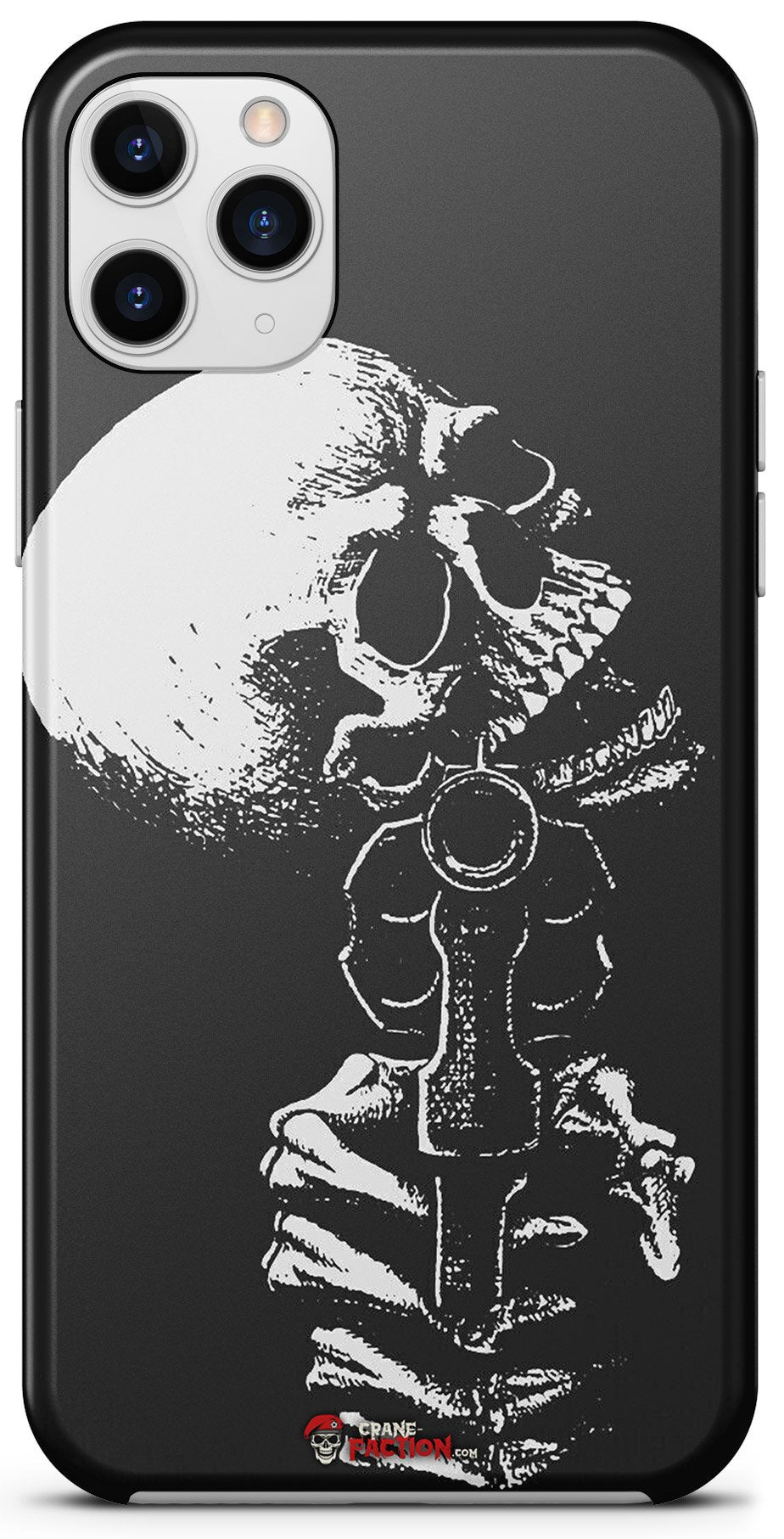 Coque Tête de Mort Pistolet (iPhone)