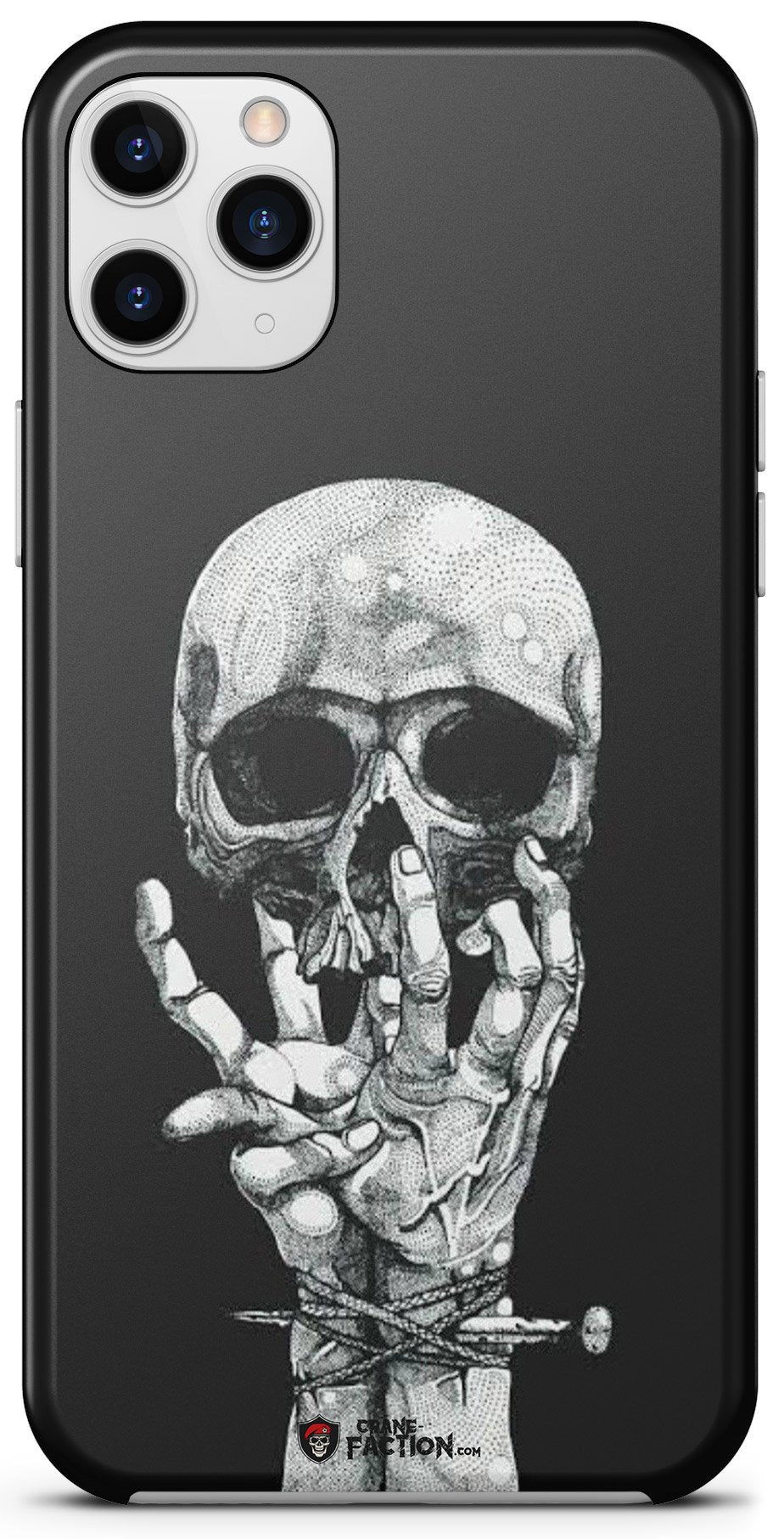 Coque Squelette Noir Et Blanc (iPhone)