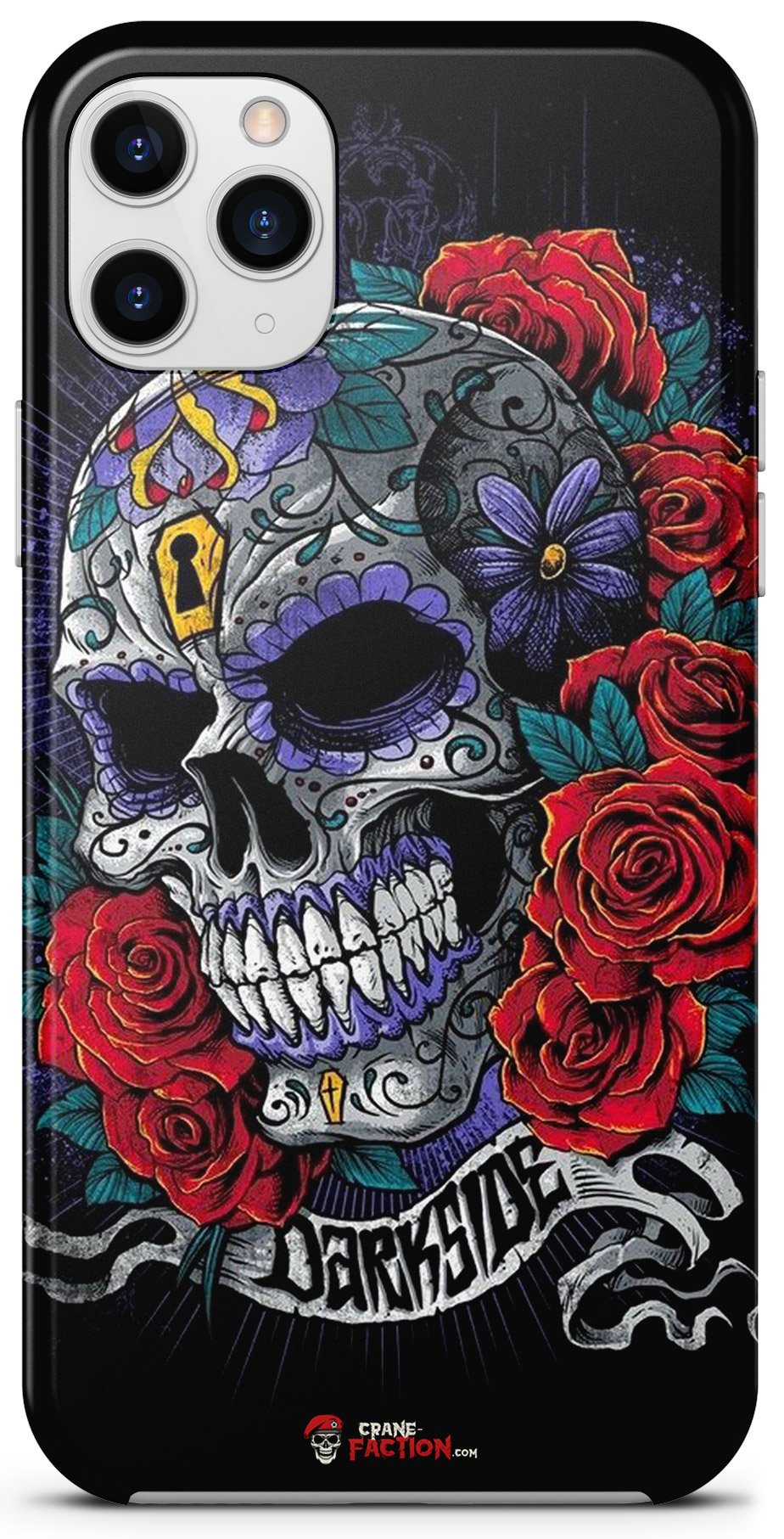 Coque Tête de Mort Psychédélique (iPhone)