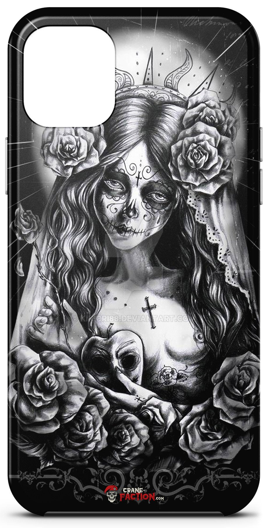 Coque Tête de Mort Femme (iPhone)