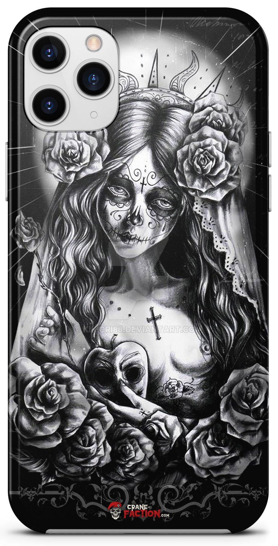 Coque Tête de Mort Femme (iPhone)