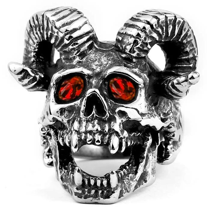 Bague Baphomet (Acier)