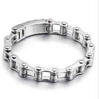 Thumbnail for Bracelet Biker Tête de Mort (Acier)