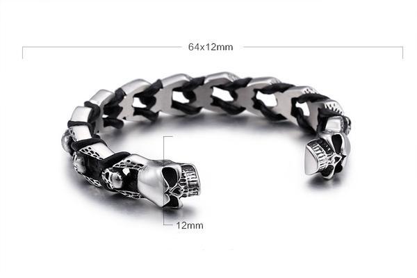 Bracelet Motard Homme (Acier)