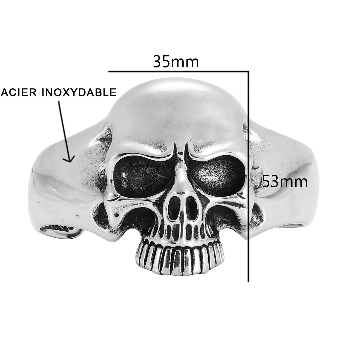 Bracelet Manchette Homme (Acier)