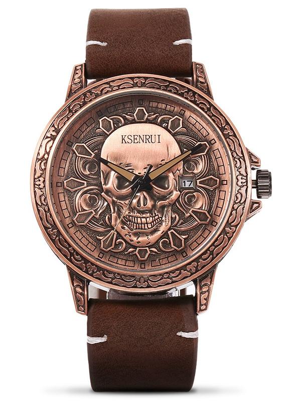 Montre Tête de Mort Homme