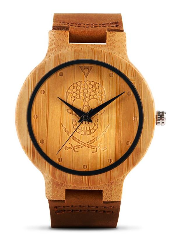 Montre en Bois Pirate