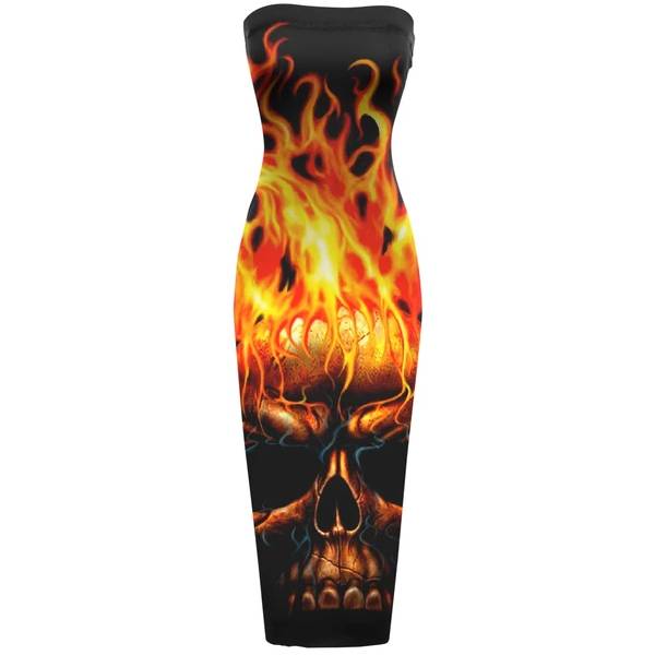 Robe Tête de Mort <br/> En Feu