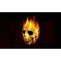 Thumbnail for Drapeau Crâne Enflammé