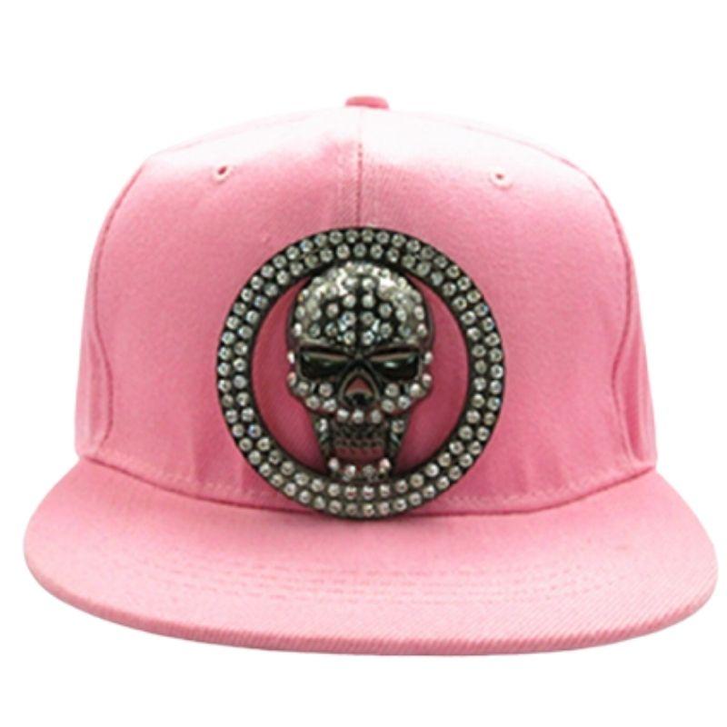 Casquette Tête de Mort <br> Strass