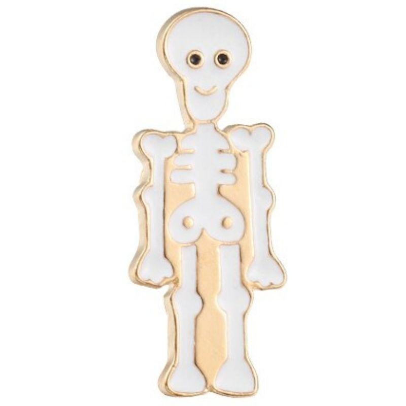 Pin's Squelette Blanc