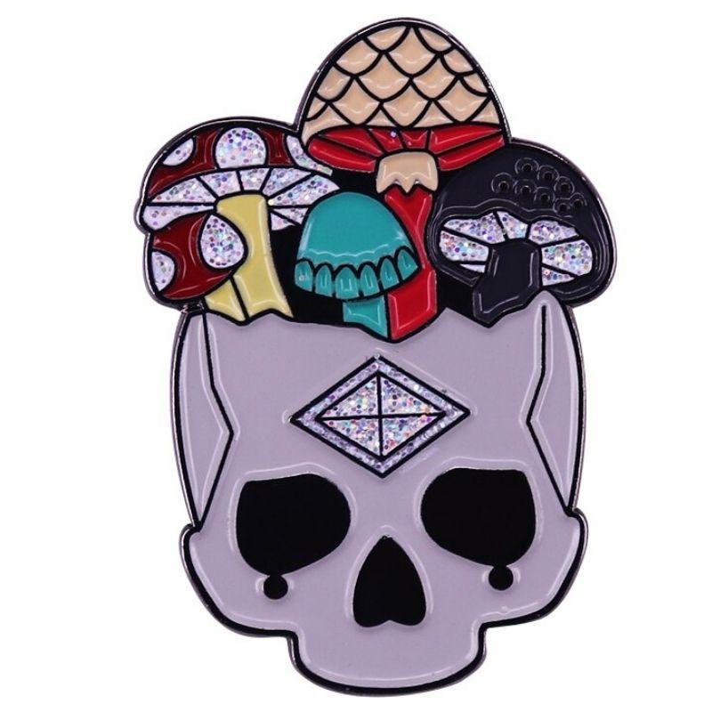 Pin's Tête de Mort <br> Dark