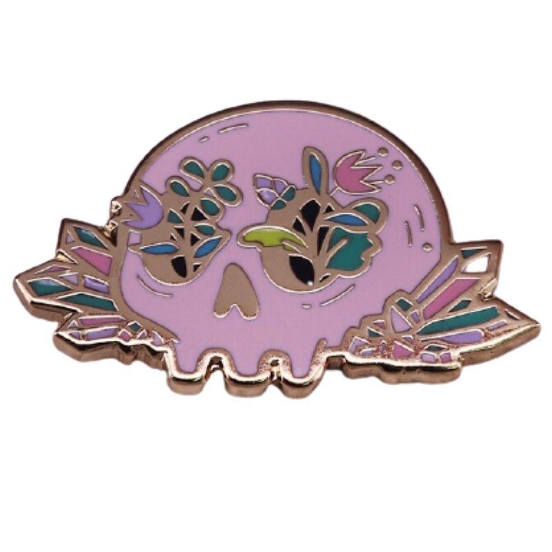 Pin's Tête de Mort <br> Strass